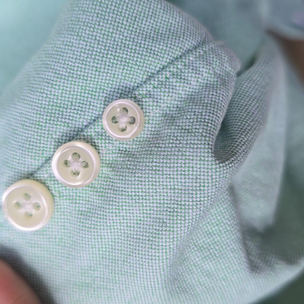 Polo Ralph Lauren Mint Green Button-down Shirt Large - Picture 10 of 12